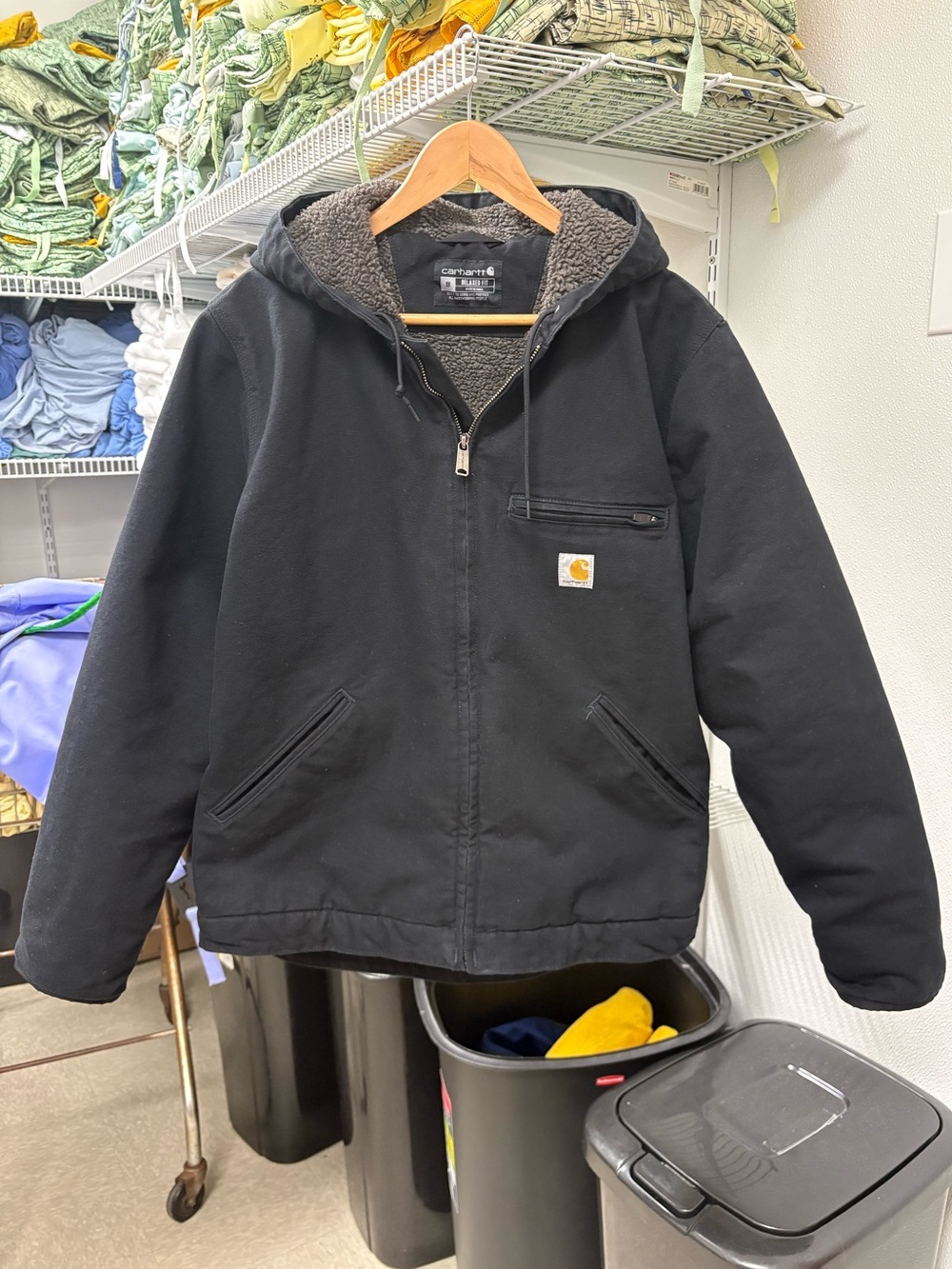 Carhartt Washed Duck Sierra Sherpa Lined Jacket